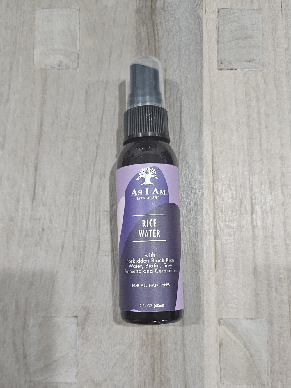 As I Am Rice Water Spray - 2 Fl Oz Travel Spray